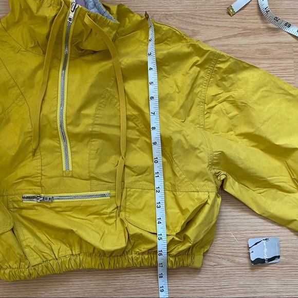 NWT Free People Moonlight Cropped Yellow Jacket - Picture 12 of 14